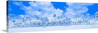 Hotels on the beach, Art Deco Hotels, Ocean Drive, Miami Beach, Florida