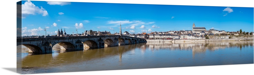 Houses in a town, Blois, Loire-et-Cher, Loire River, France