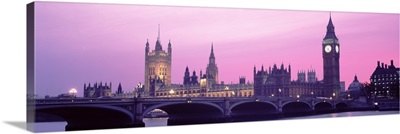 Houses of Parliament Westminster Bridge & Big Ben London England