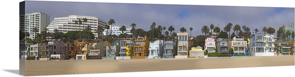 Houses on the beach Santa Monica Los Angeles County California