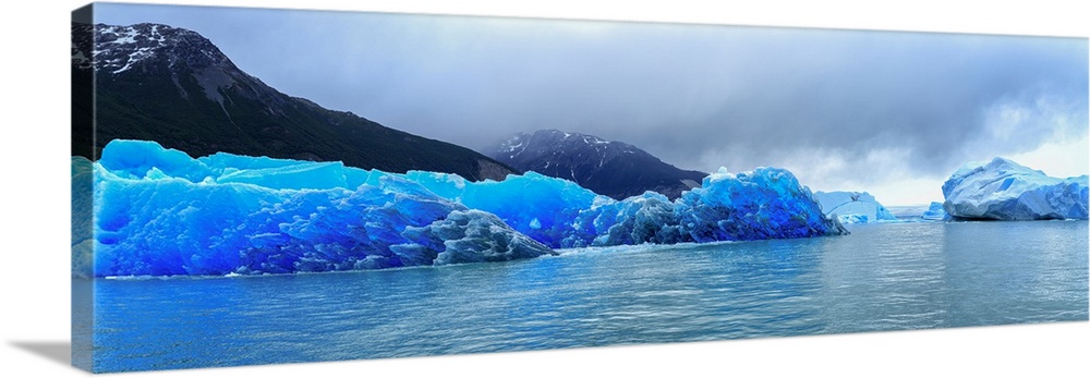 Icebergs of Upsala Glacier, Southern Patagonian Ice Field, Los Glaciares National Park, Santa Cruz Province, Patagonia, Ar...