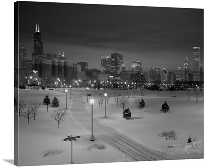 Illinois, Chicago, skyline