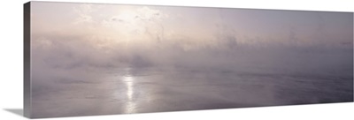Illinois, Lake Michigan, fog