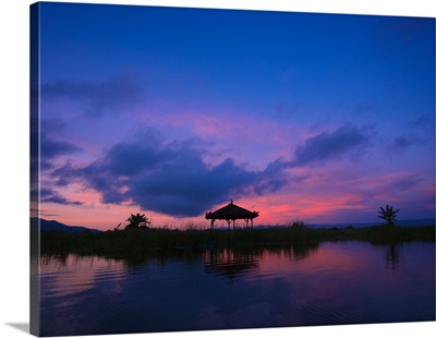 Inle Lake at sunrise, Shan State, Myanmar