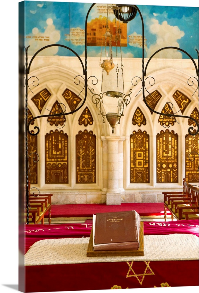Interiors of a Synagogue, Jerusalem, Israel