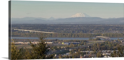 Interstate 205 Bridge over Columbia River, Mount St. Helens, Portland, Oregon
