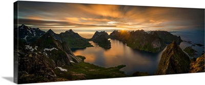 Islands In The Sea, Moskenesoya, Lofoten Archipelago, Nordland County, Norway