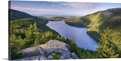 Jordan Pond from the North Bubble, Acadia National Park, Maine