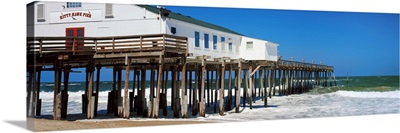 Kitty Hawk Pier on the beach, Kitty Hawk, Dare County, Outer Banks, North Carolina