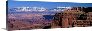 La Sal Mountains seen from Canyonlands National Park Utah image thumbnail