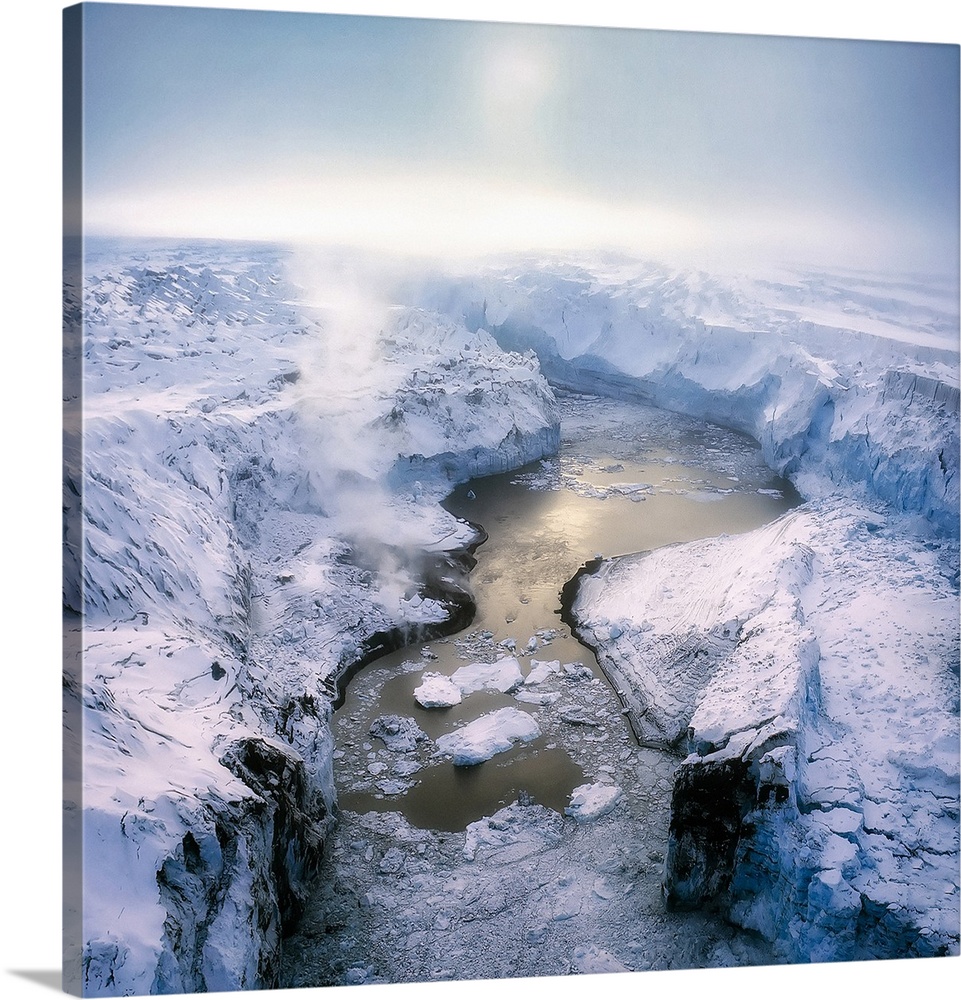 Lake Grimsvotn- The Gjalp Eruption In Vatnajokull Ice Cap, Iceland