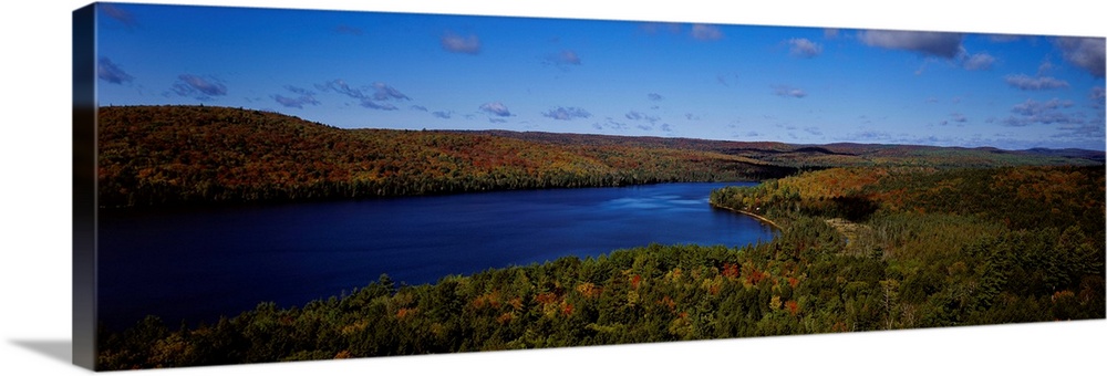 Lake in a forest, Rock Lake, Algonquin Provincial Park, Ontario, Canada