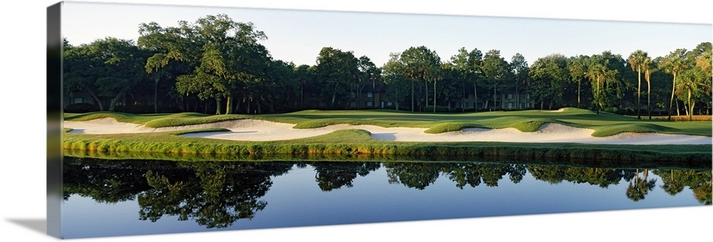 Lake in a golf course, Kiawah Island Golf Resort, Kiawah Island ...