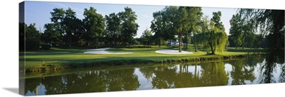 Lake on a golf course, Tantallon Country Club, Fort Washington, Maryland