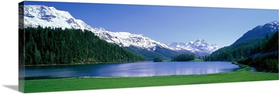 Lake Silverplaner St Moritz Switzerland