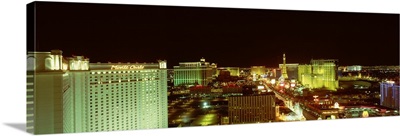 Las Vegas Strip at night Las Vegas NV