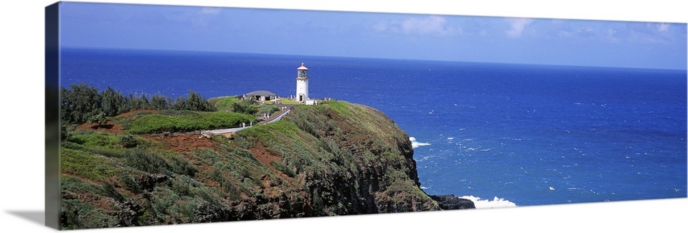 Lighthouse at the seaside, Kilauea Lighthouse, Kilauea Point National ...