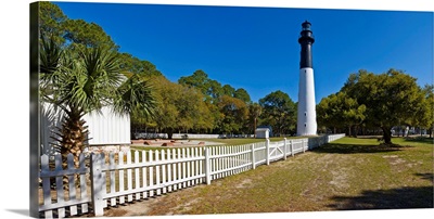 Lighthouse in a park, Hunting Island State Park, Beaufort, South Carolina
