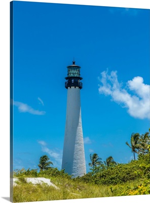 Lighthouse On The Coast, Bill Baggs Cape Florida State Park, Key Biscayne, Florida, USA