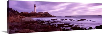 Lighthouse on the coast, Pigeon Point Lighthouse, California