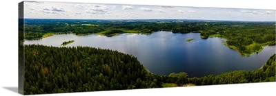 Ligis Lake/E Eras, Next To Emaitijos Nacionalinis Parkas Near Ber Oras, Lithuania