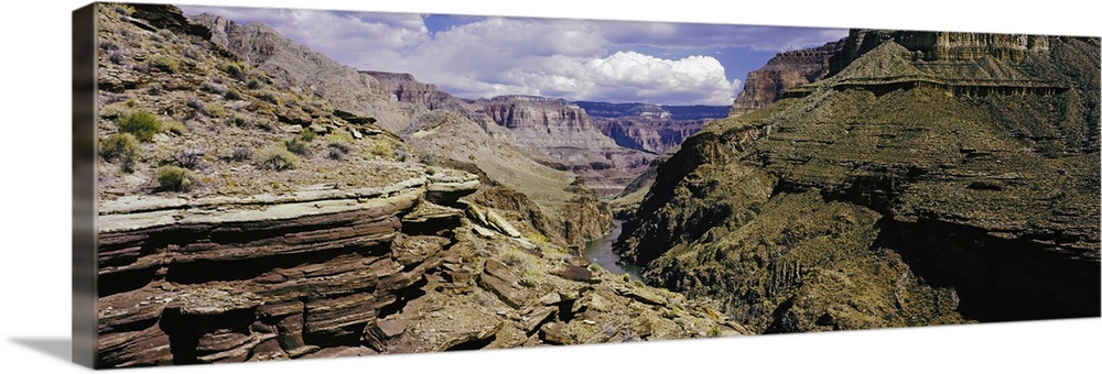 Little Nankoweap Creek flowing through Grand Canyon National Park, Arizona