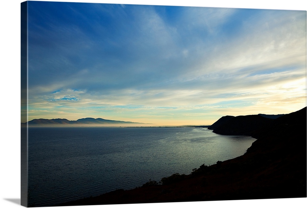 Looking over Dingle Bay to the Dingle Peninsula from the coast road
