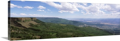 Looking South from Lands end Grand Mesa National Forest Colorado