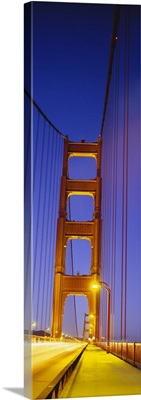 Low angle view of a bridge, Golden Gate Bridge, San Francisco, California