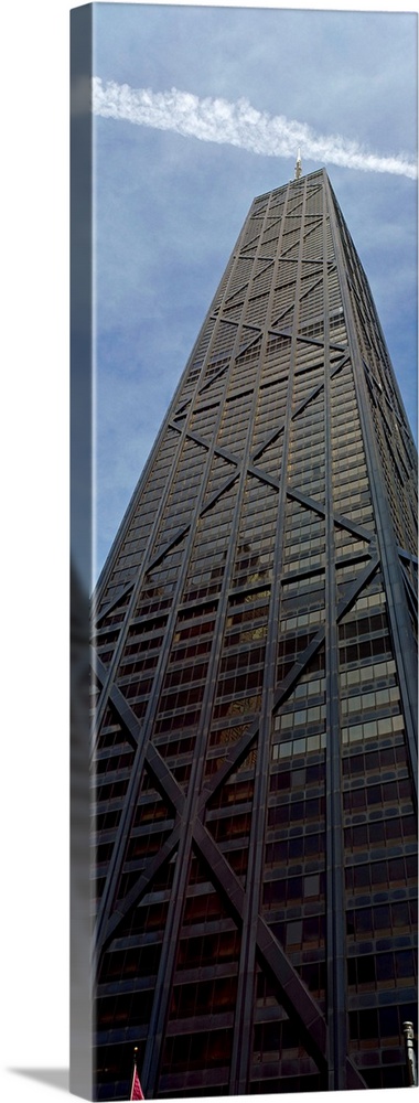 Low angle view of a building, John Hancock Building, Chicago, Illinois, USA