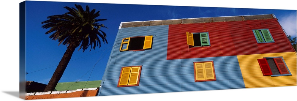 Low angle view of a building, La Boca, Buenos Aires, Argentina