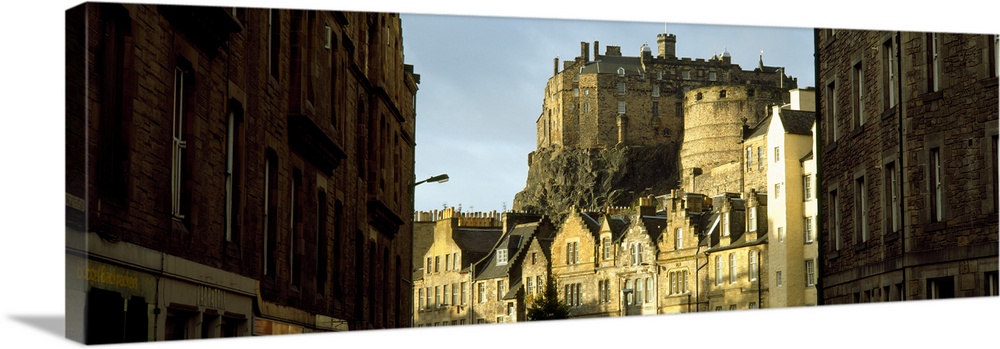 Low angle view of a castle Edinburgh Castle Edinburgh Scotland