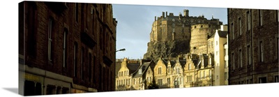 Low angle view of a castle Edinburgh Castle Edinburgh Scotland