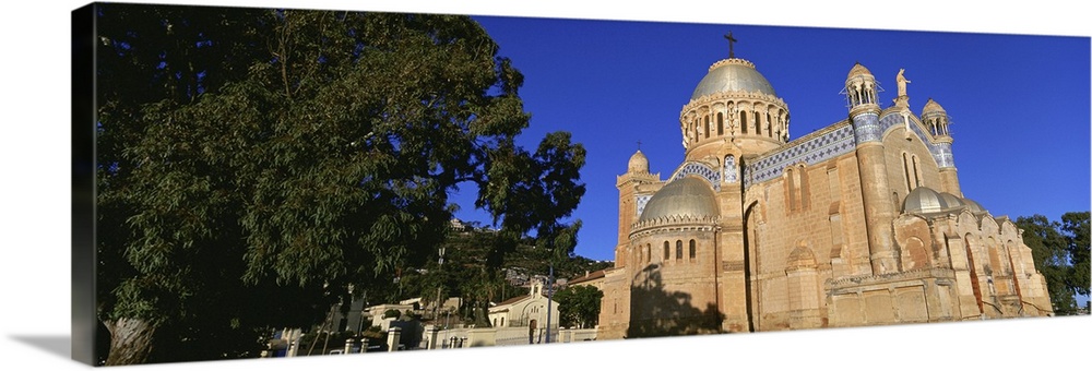 Low angle view of a church, Notre Dame DAfrique, Algiers, Algeria