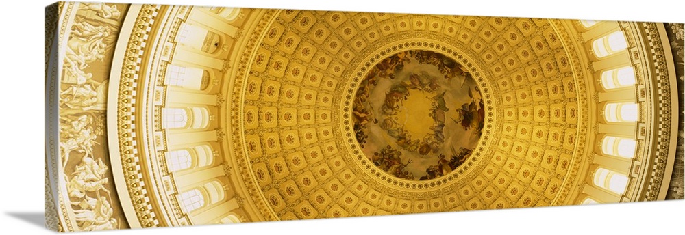 Low angle view of a domed ceiling, Washington DC