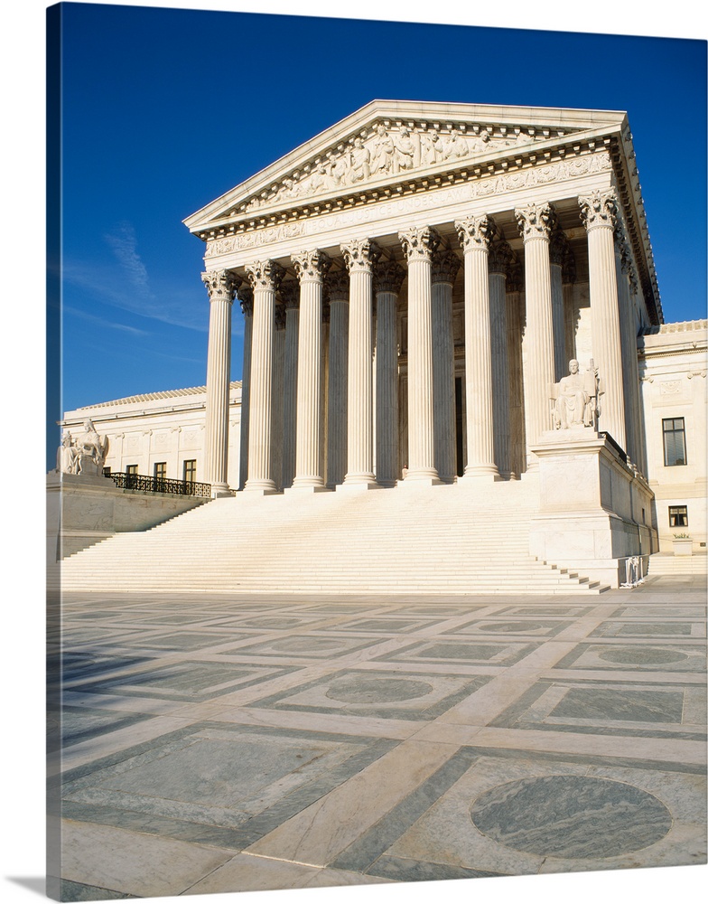 Low angle view of a government building, US Supreme Court Building,  Washington DC Wall Art, Canvas Prints, Framed Prints, Wall Peels | Great  Big Canvas