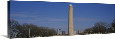 Low angle view of a monument in a park, Liberty Memorial, Kansas City, Missouri