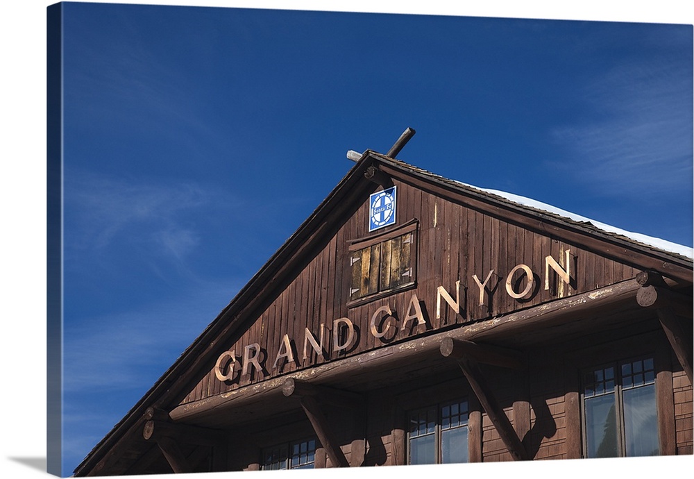 USA, Arizona, Grand Canyon National Park, Grand Canyon Village, Grand Canyon Tourist Train Depot