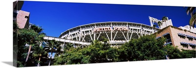 Low angle view of baseball park, Petco Park, San Diego, California