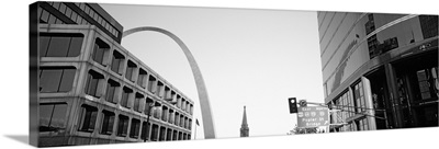 Low angle view of buildings, St. Louis, Missouri
