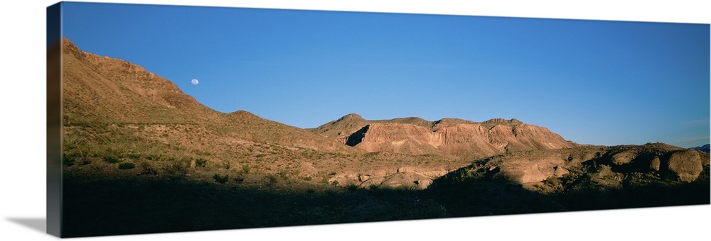 Low angle view of mountains, Big Bend National Park, Texas