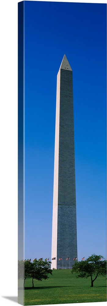 Low angle view of the Washington Monument, Washington DC