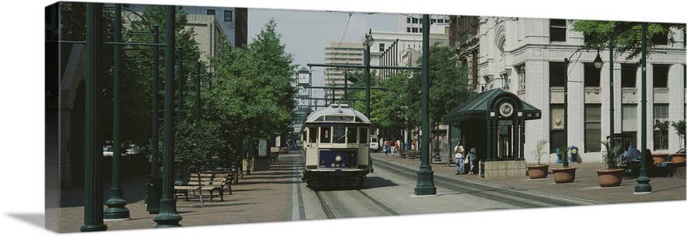 Downtown Memphis trolley.