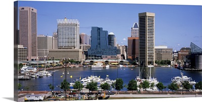 Maryland, Baltimore, Inner Harbor, Skyline