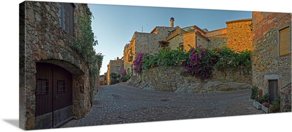 Medieval town of Pals in Costa Brava, Girona, Catalonia, Spain