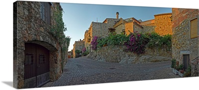 Medieval town of Pals in Costa Brava, Girona, Catalonia, Spain