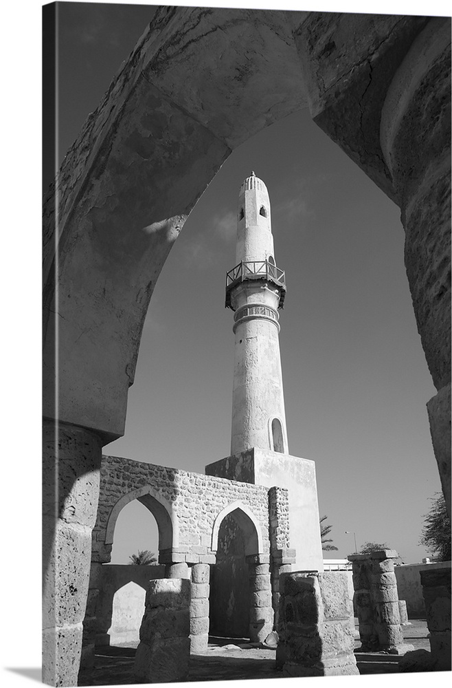 Minaret of a mosque, Khamis Mosque, Manama, Bahrain