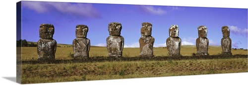 Moai Easter Island Chile | Great Big Canvas