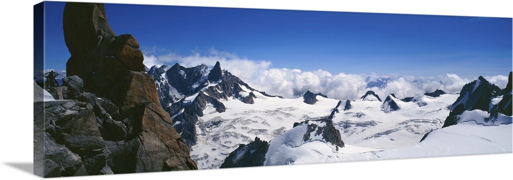 Mont Blanc, Chamonix, Haute-Savoie, Rhone-Alpes, France