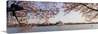 Monument at the waterfront, Jefferson Memorial, Potomac River, Washington DC